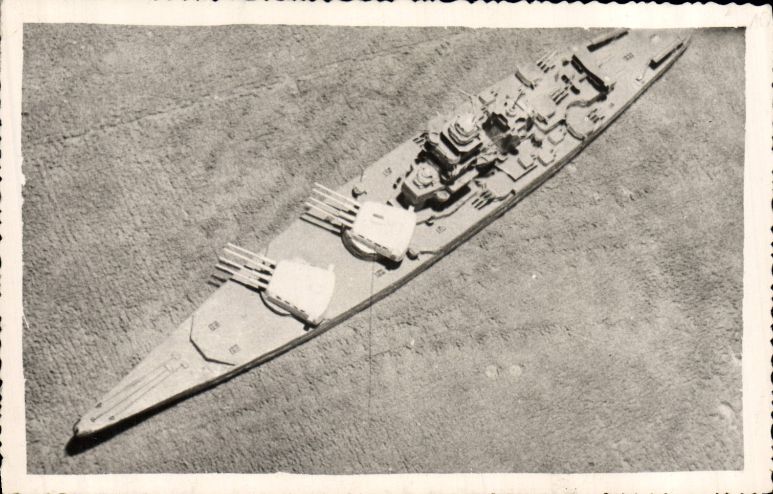 CARTE PHOTO Bateau Guerre