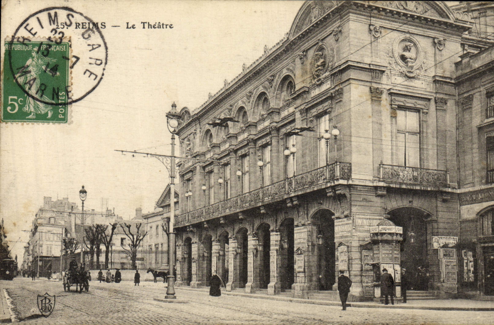 CPA Le theatre Reims