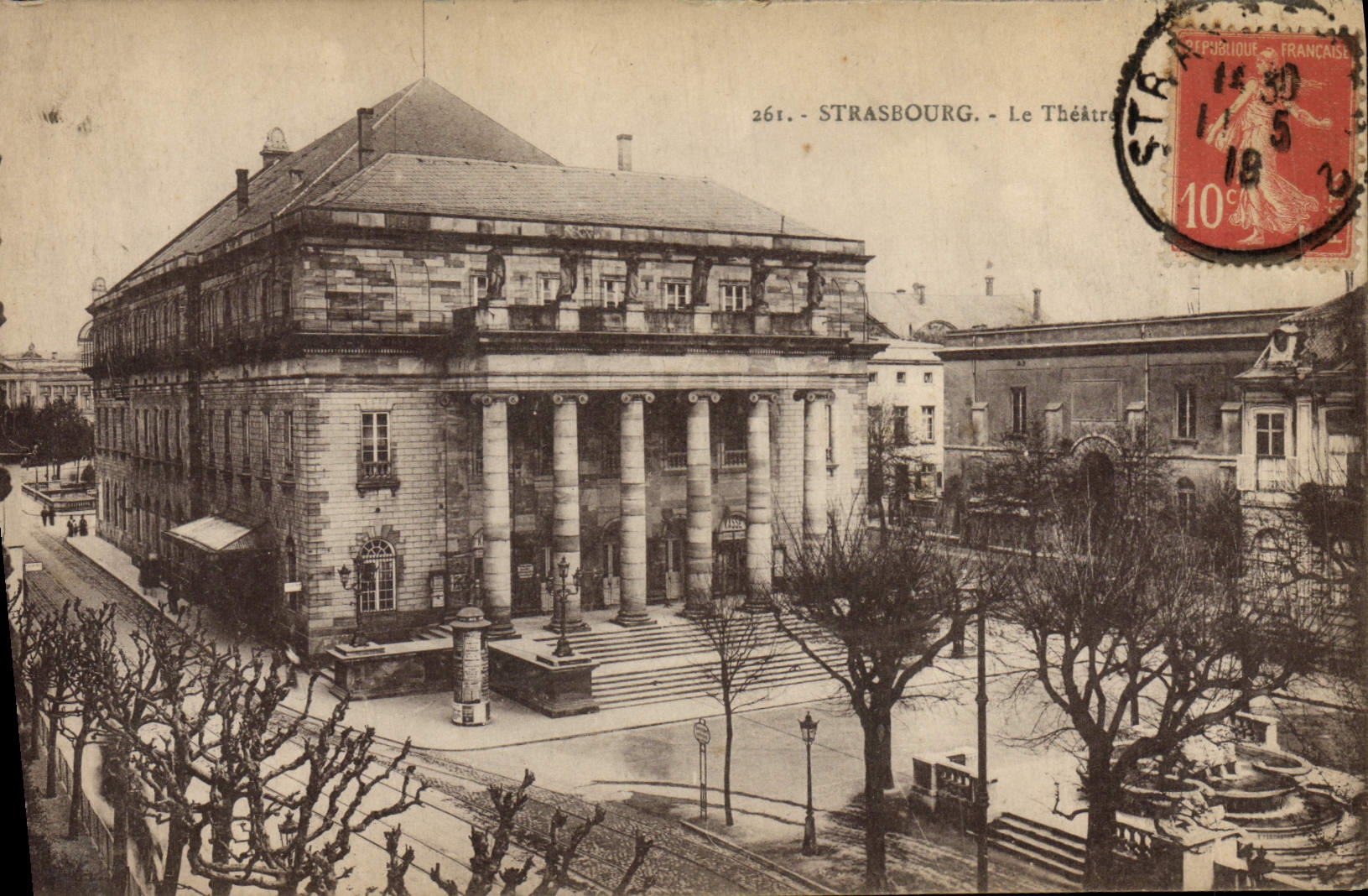 CPA Le theatre Strasbourg