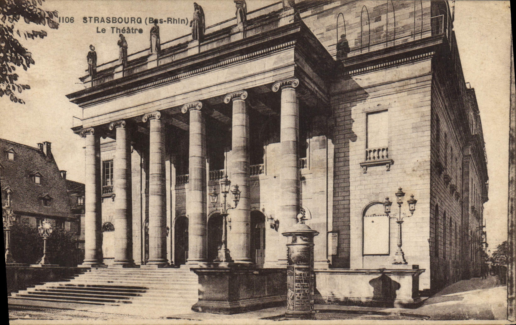 CPA Le theatre Strasbourg