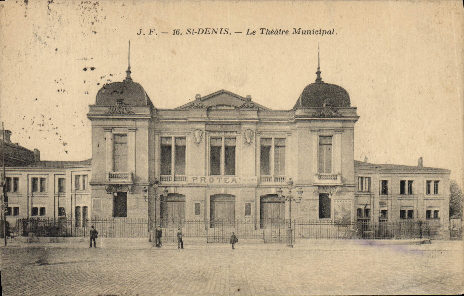 CPA Le theatre municipal St Denis