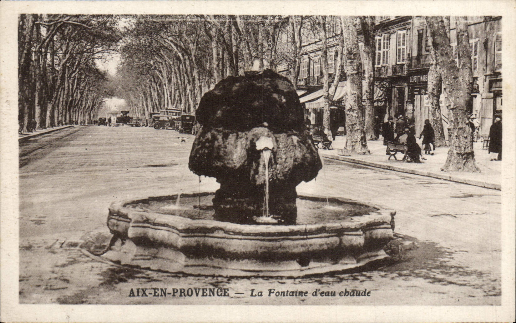 CPA Aix En Provence La Fontaine D'eau chaude