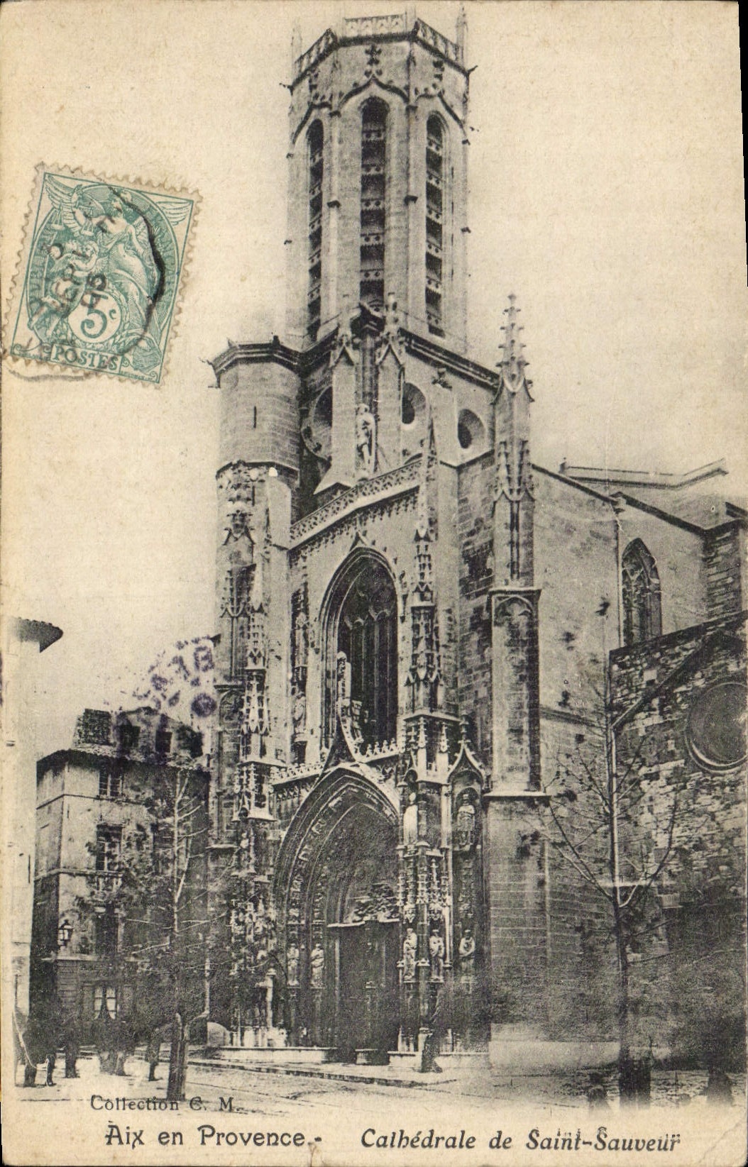 CPA Aix En Provence Cathedrale de Saint Sauveur