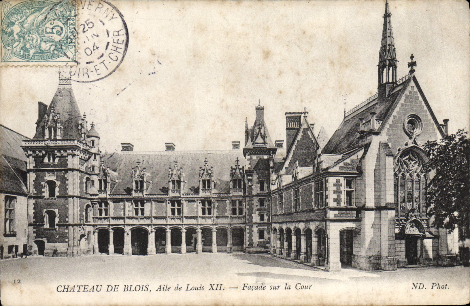 CPA Blois Chateau Aile de Louis XII