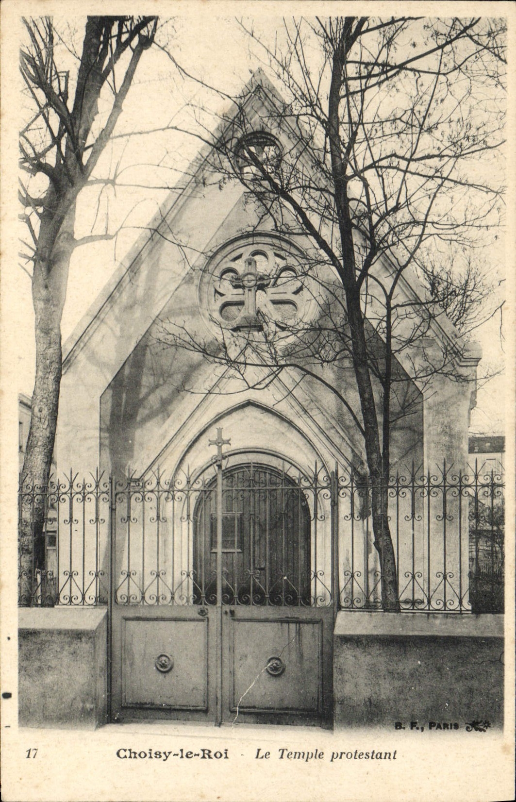 CPA Temple protestant Choisy le Roi