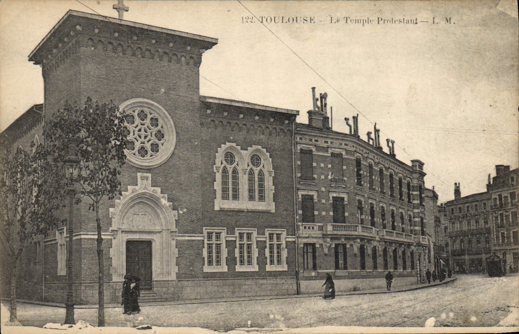 CPA Temple protestant Toulouse