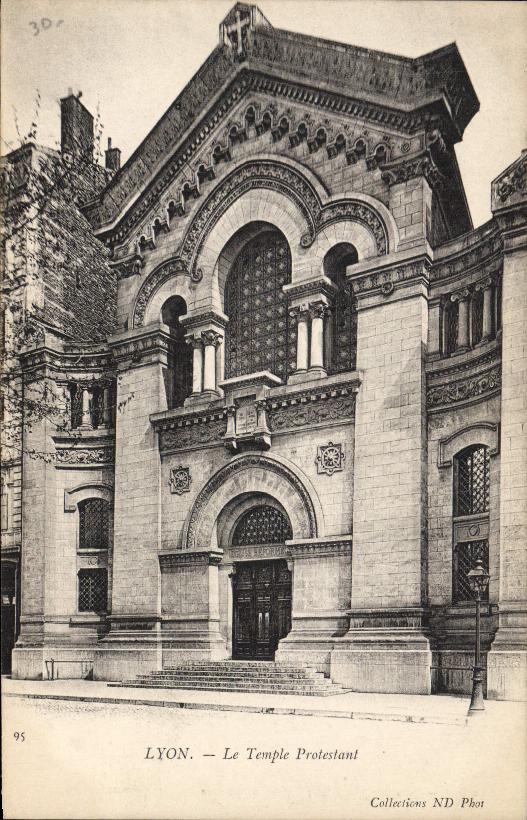 CPA Temple protestant Lyon