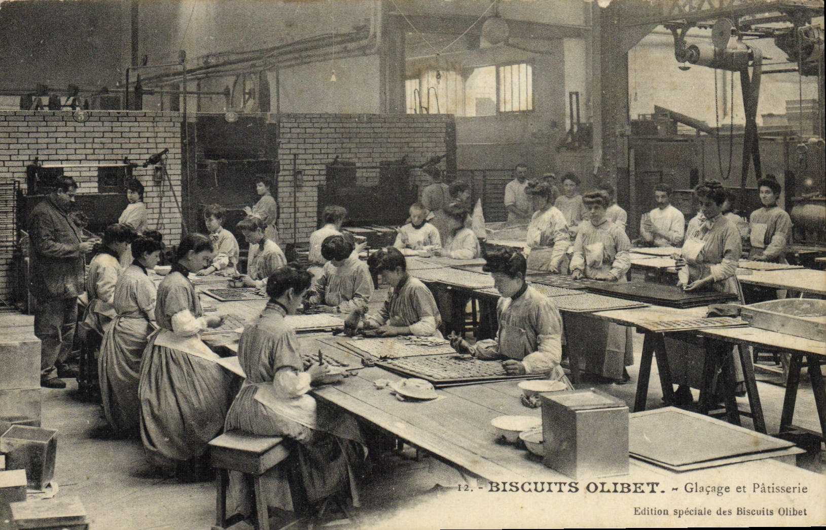 CPA Biscuits Olibet Glacage et patisserie