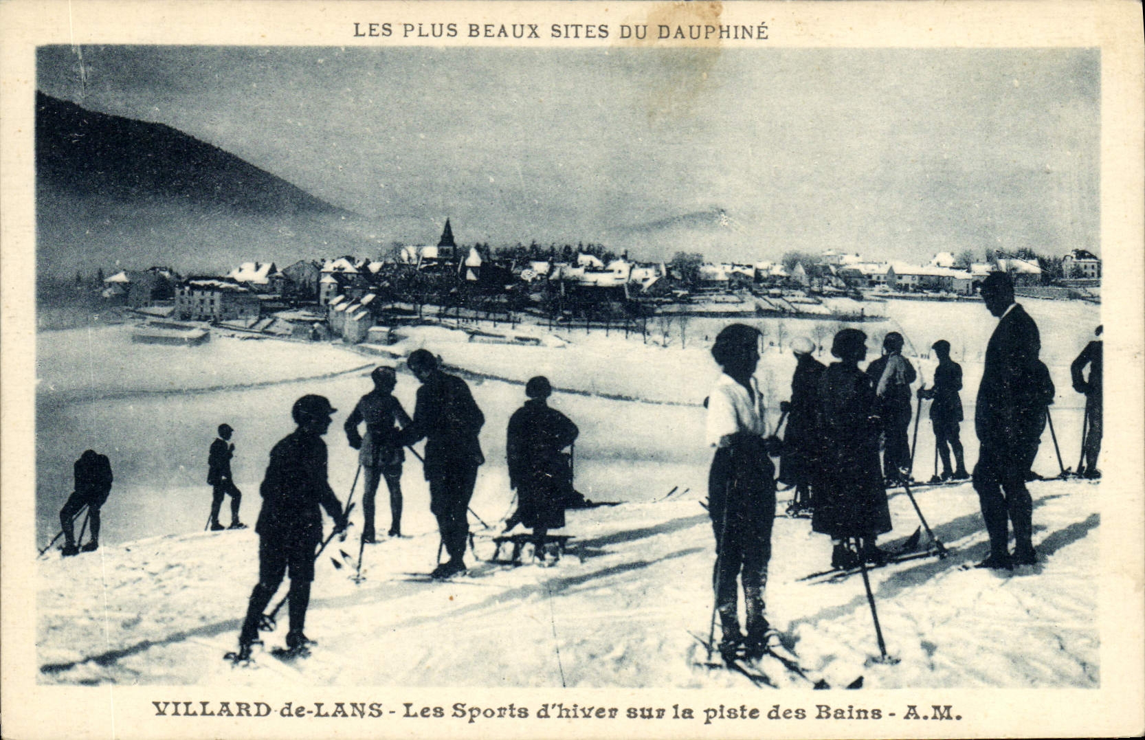 CPA Sports d'hiver Ski Villard de Lans Piste des bains
