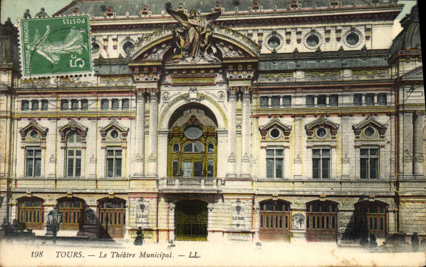 CPA Le theatre municipal Tours