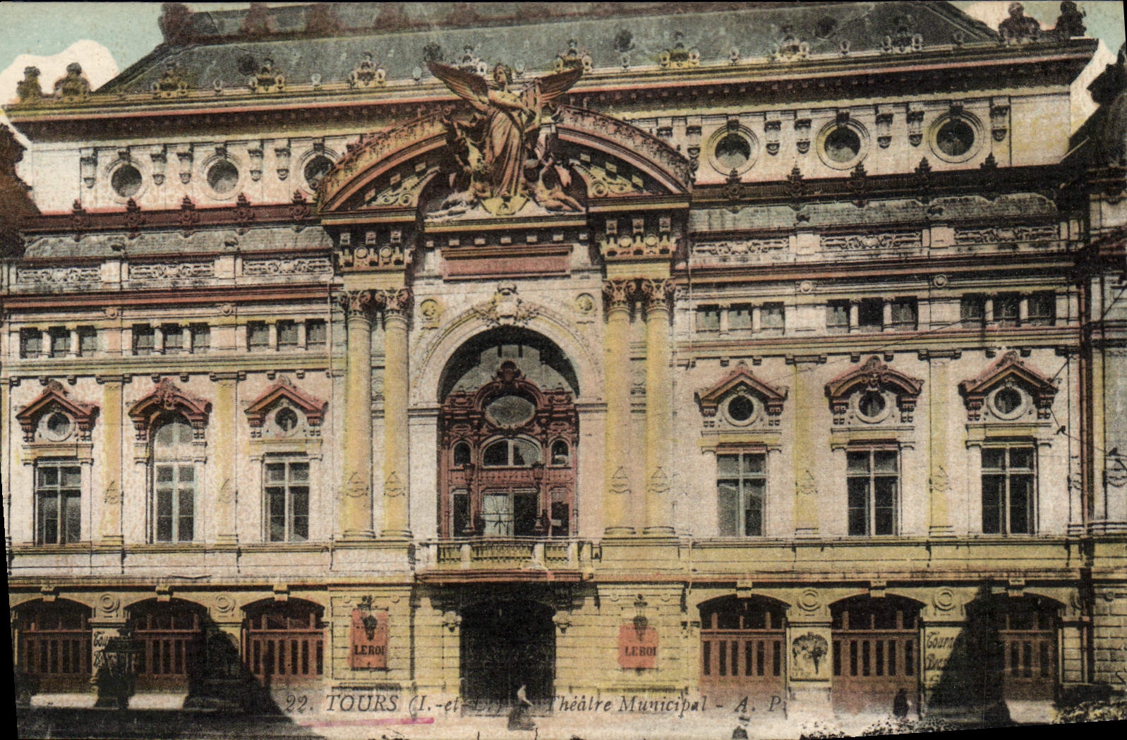 CPA Le theatre municipal Tours