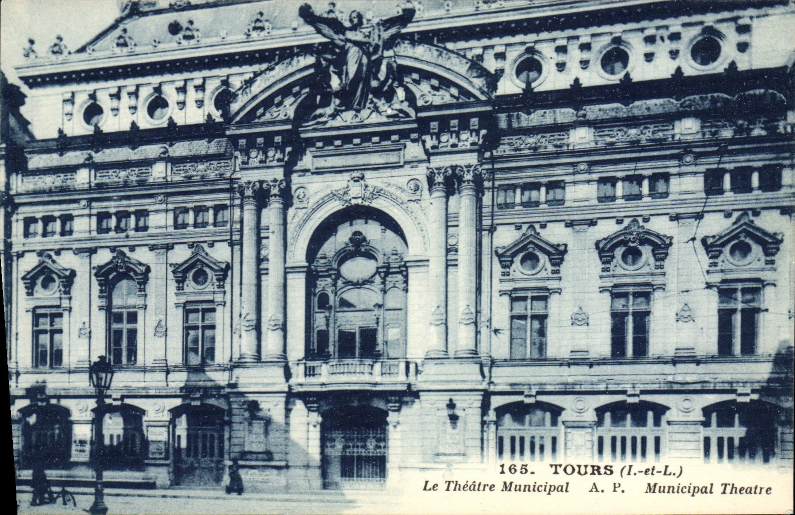CPA Le theatre municipal Tours
