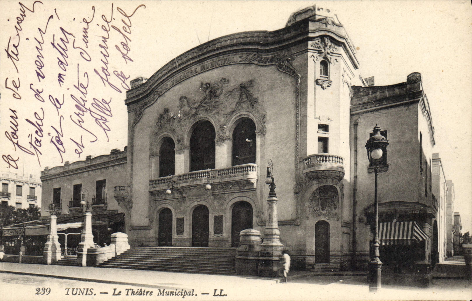 CPA Le theatre municipal Tunis