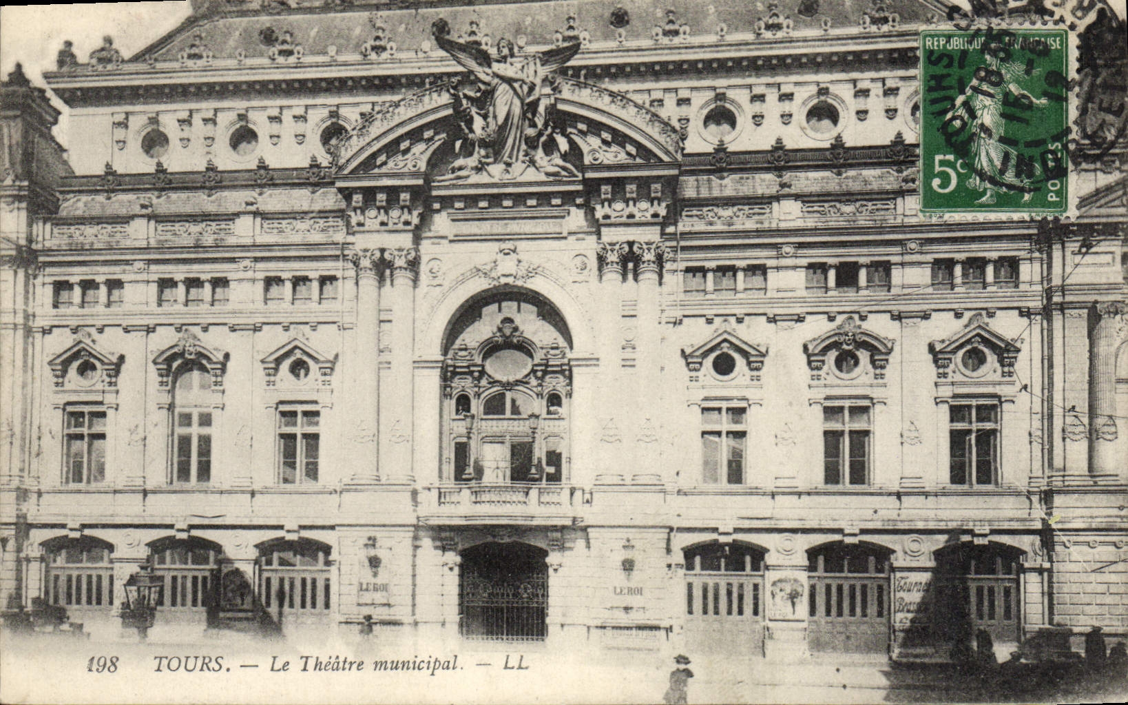 CPA Le theatre municipal Tours