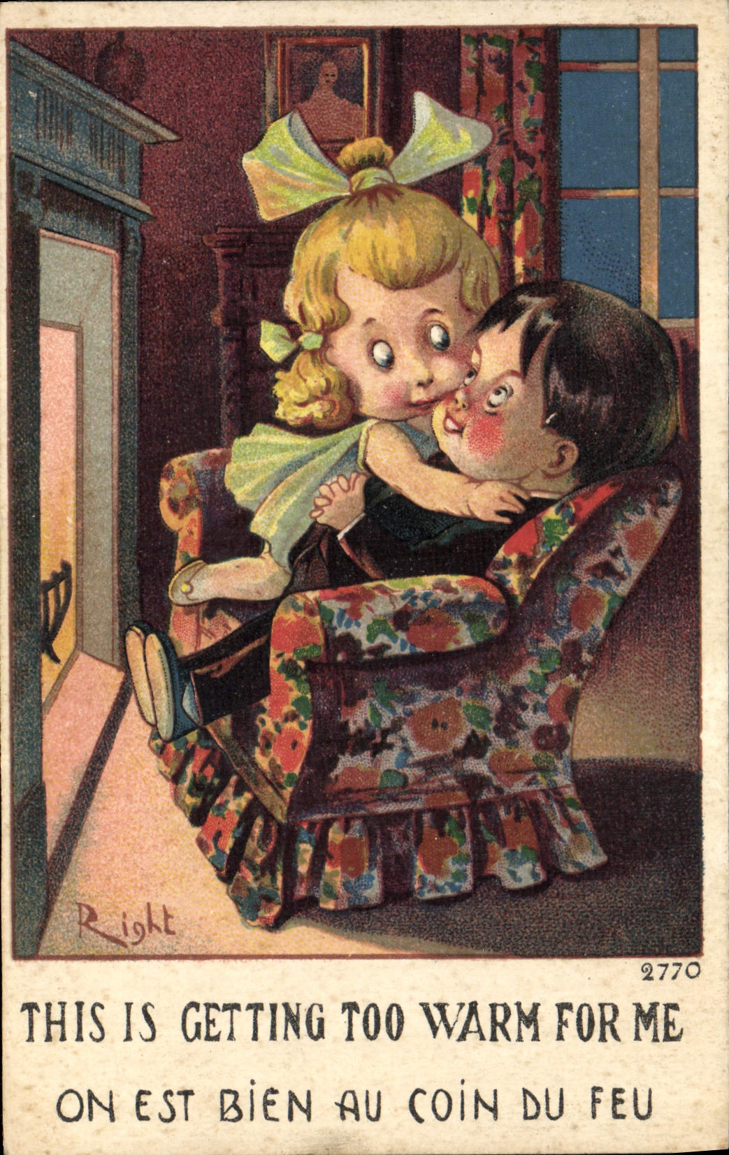 CPA Illustrateur Enfants Right