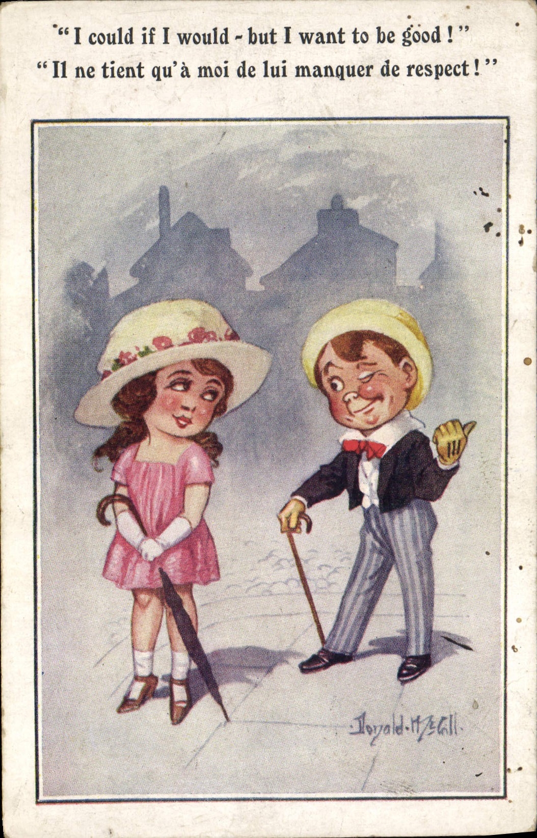 CPA Illustrateur Enfants Donald McGill