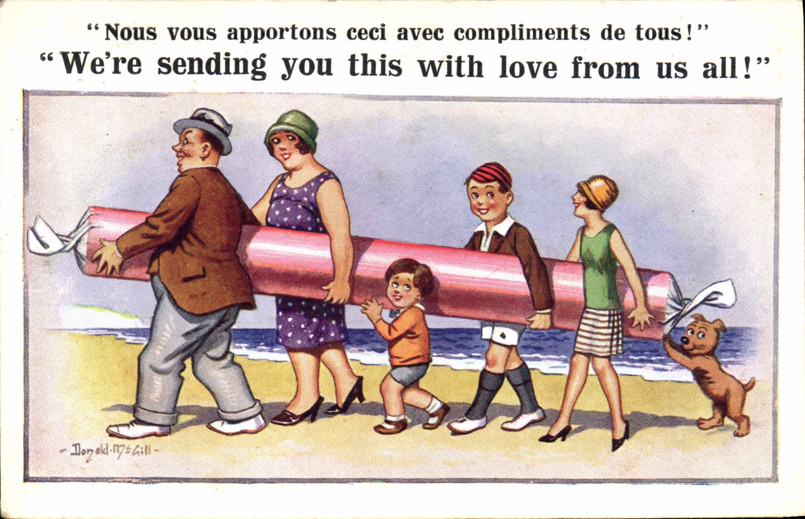 CPA Illustrateur Donald McGill