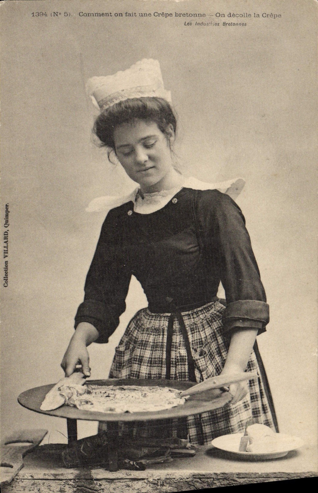 CPA Folklore Crepe bretonne 