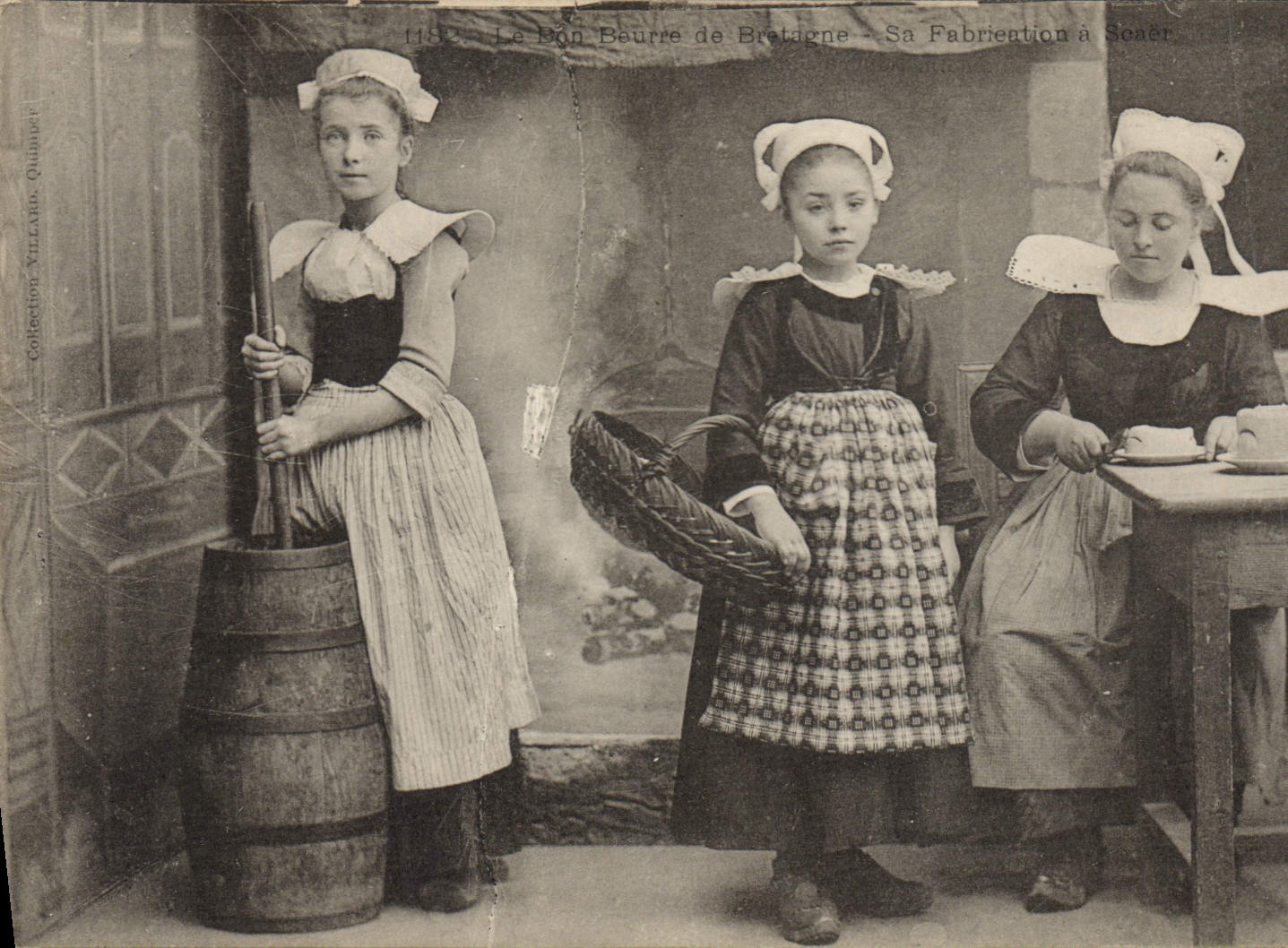 CPA Le bon beurre de Bretagne Fabrication a Soar Folklore 