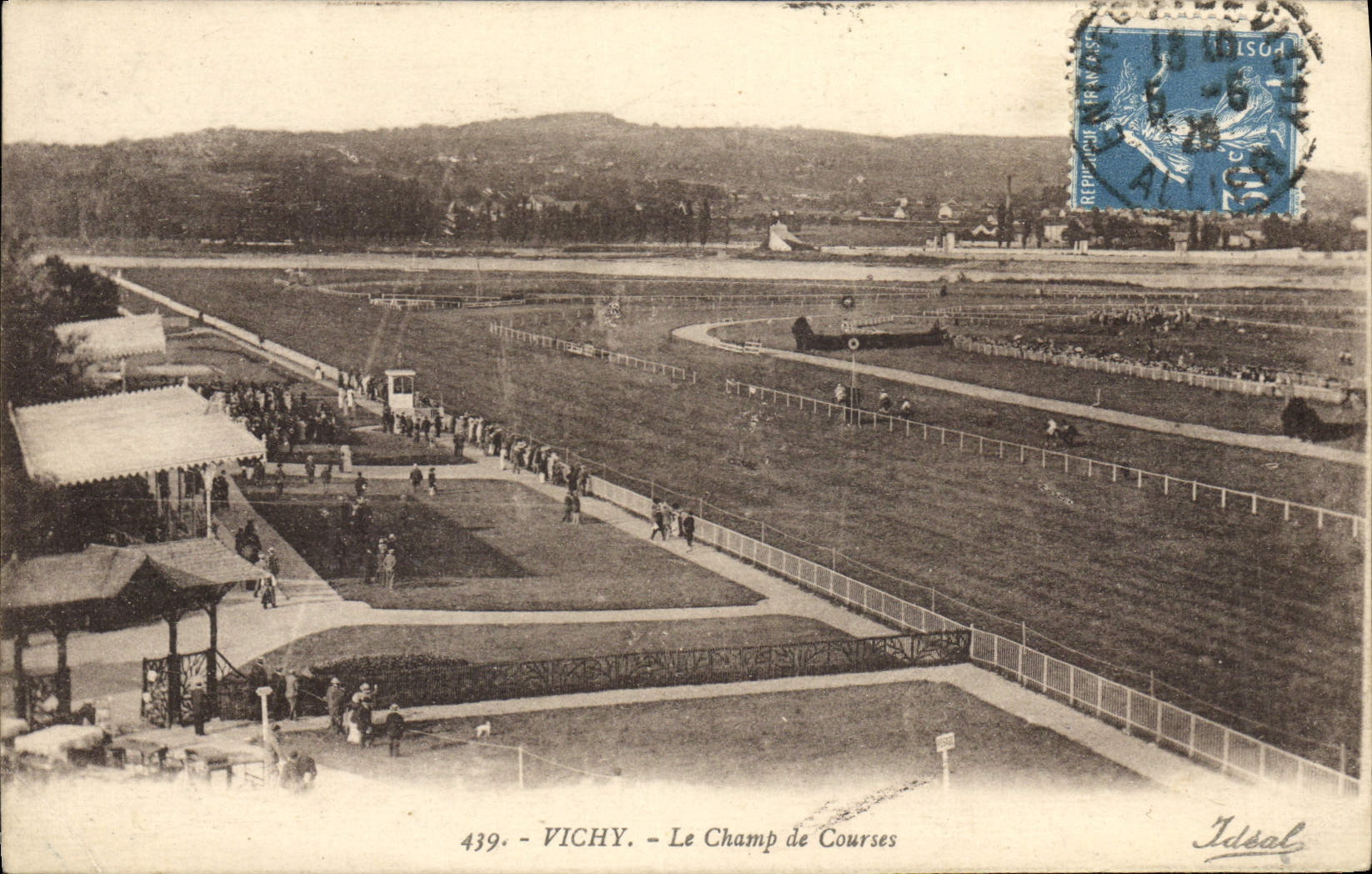 CPA Cheval Equitation Hippisme Vichy Le Champ de courses