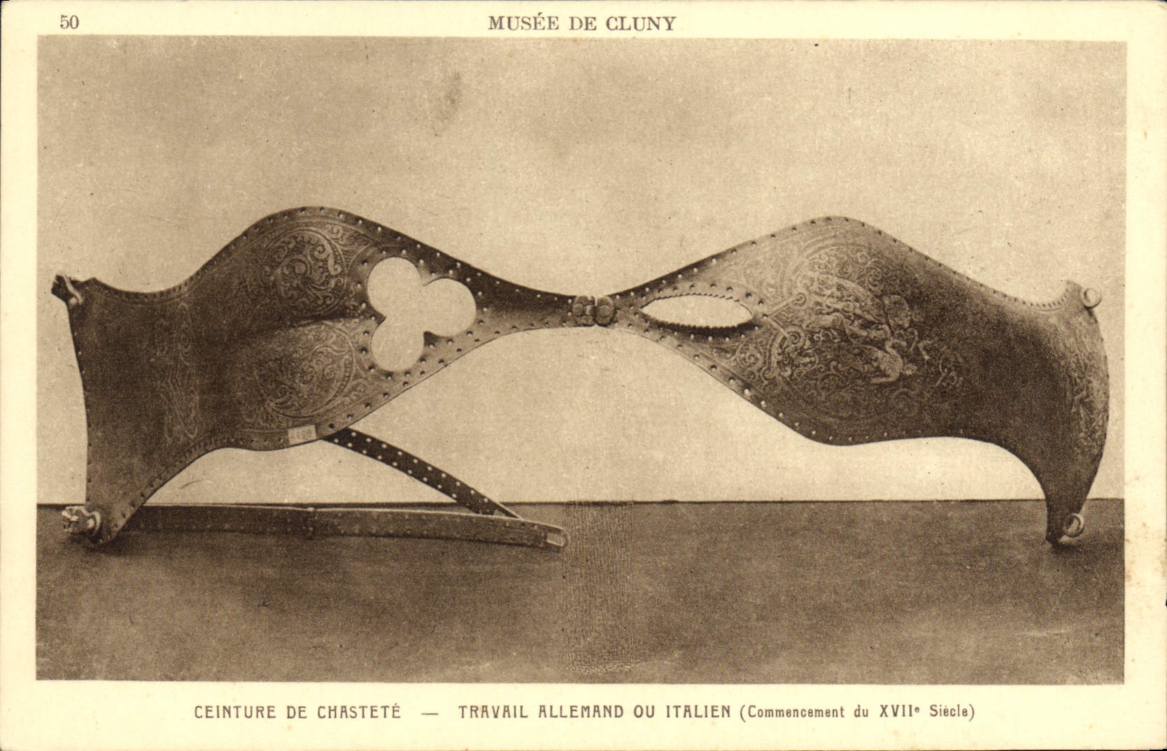 La POSTAL NU Femme erótico de la VENDIMIA rodea la castidad de Musee del tiempo de Cluny París de las cruzadas alemanas o del trabajo italiano