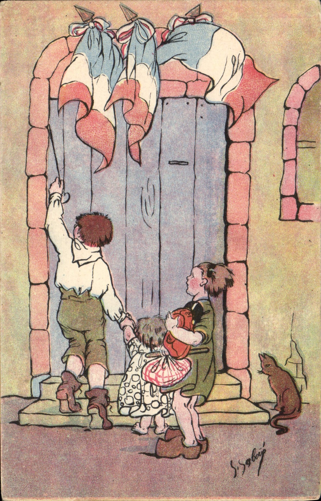 CPA Fantaisie Illustrateur Enfants