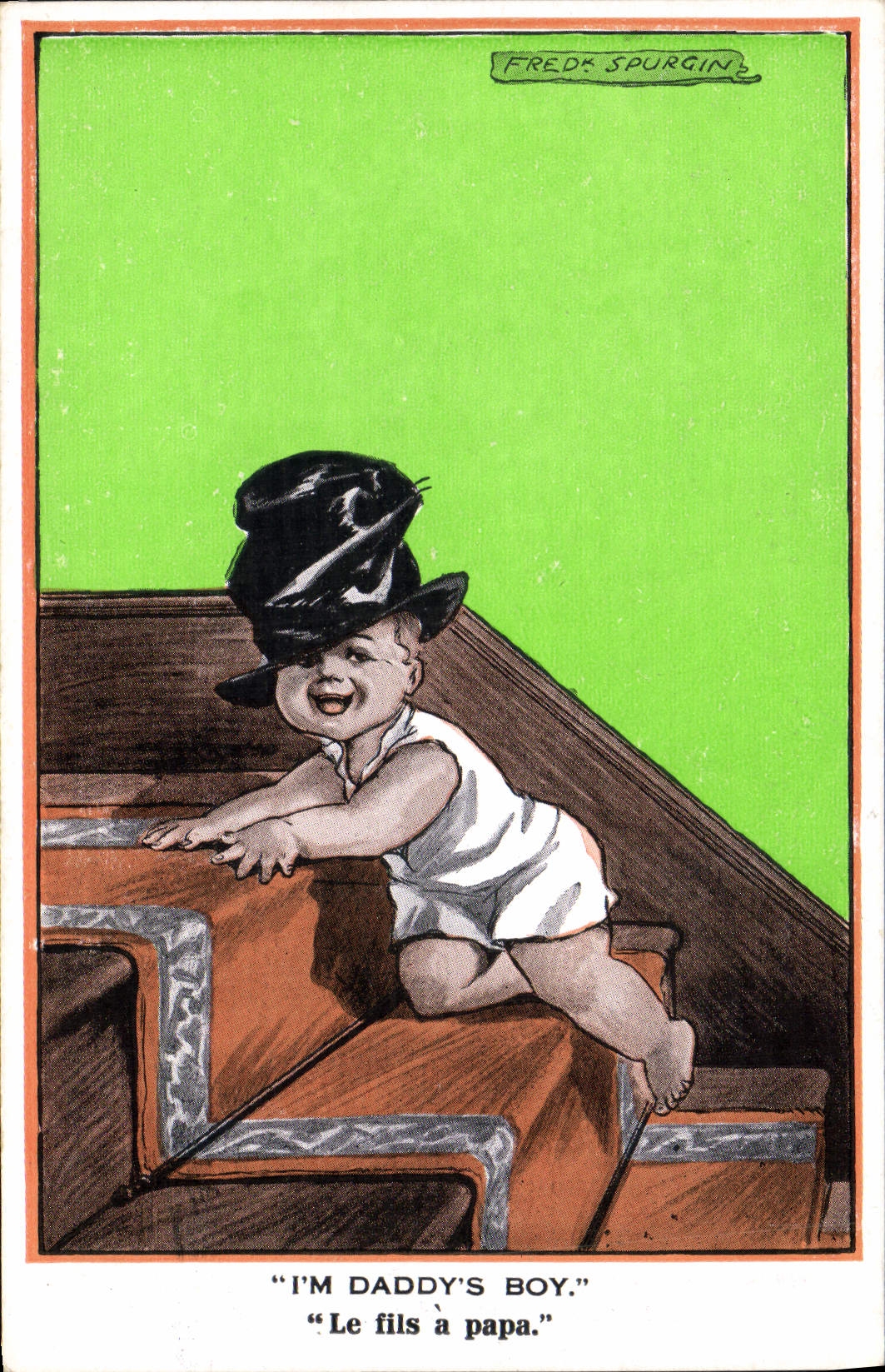 CPA Fantaisie Illustrateur Enfant Fred Spurgin