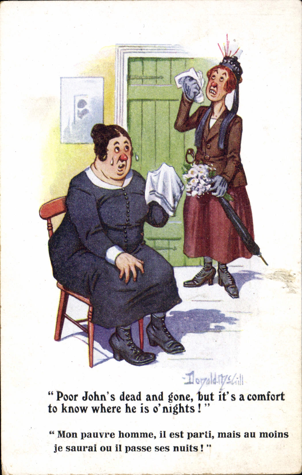 CPA Fantaisie Illustrateur Femmes