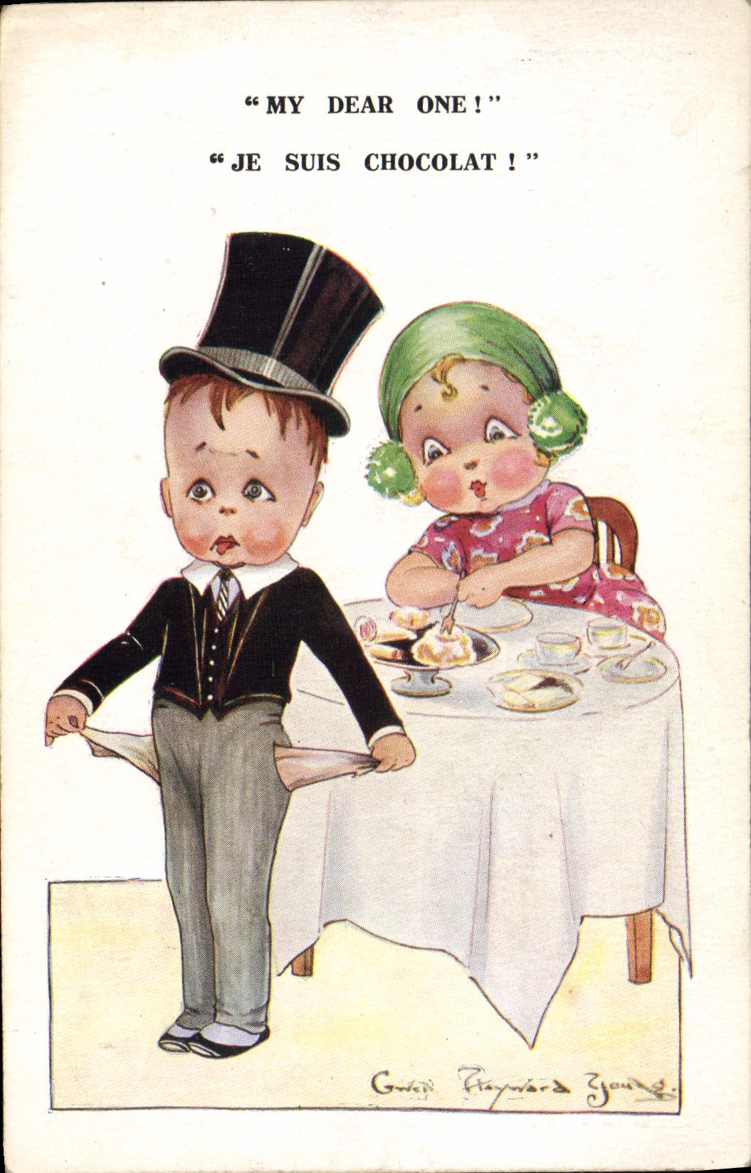 CPA Fantaisie Illustrateur Enfant 