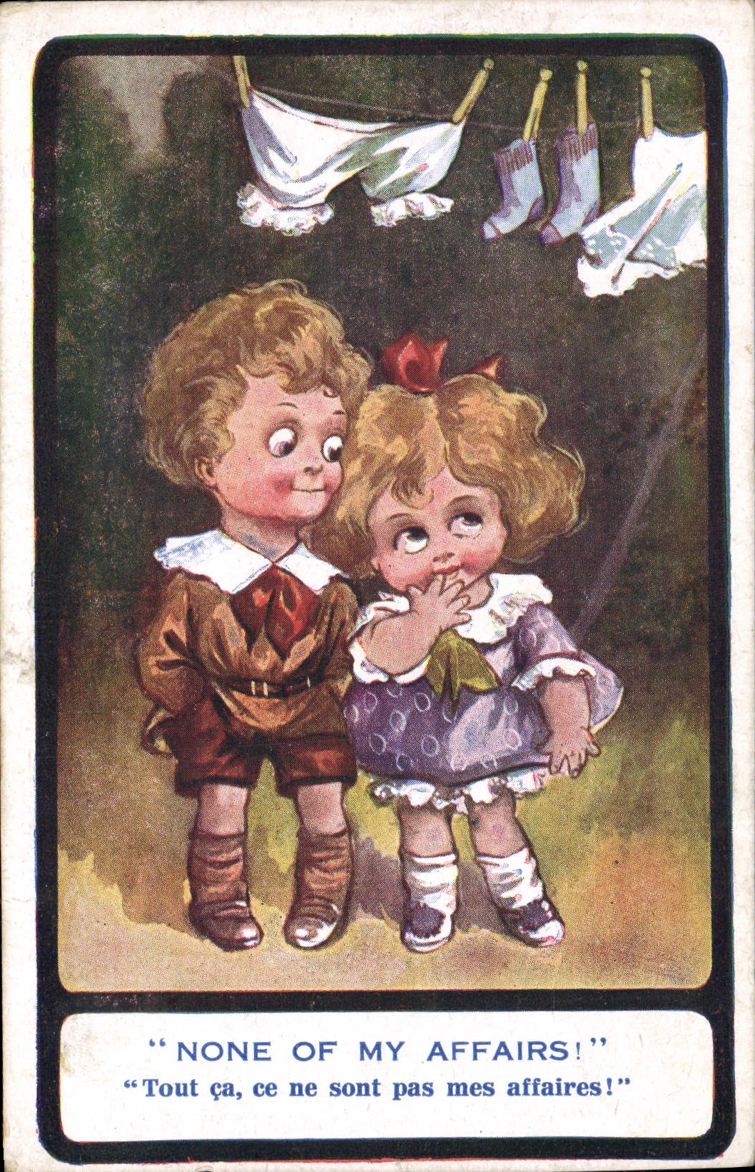 CPA Fantaisie Illustrateur Enfants