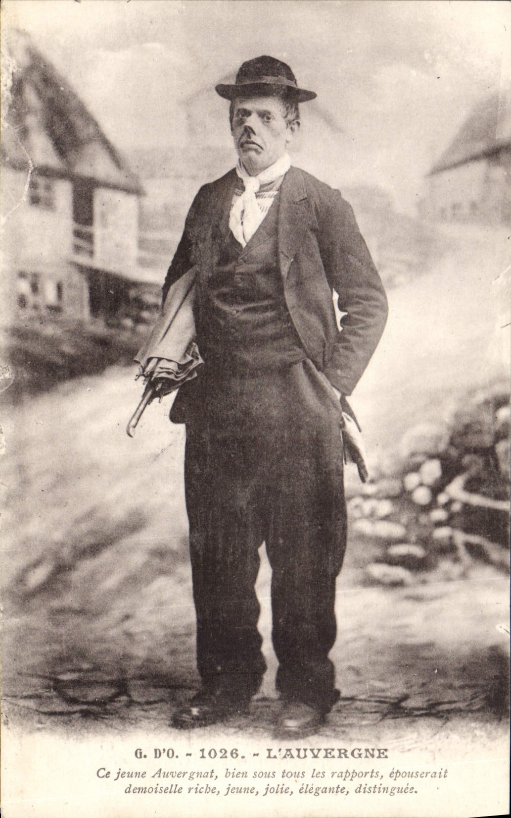 CPA Folklore Auvergne 