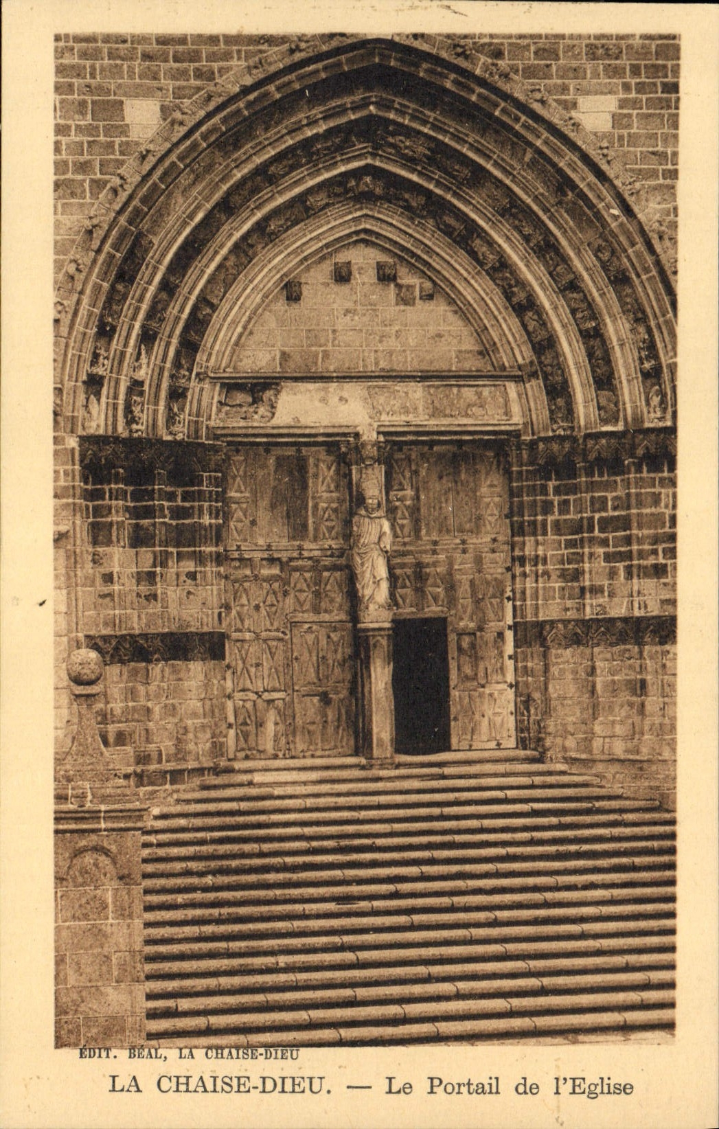 VINTAGE POSTCARD the Chair God the Gate of the Church