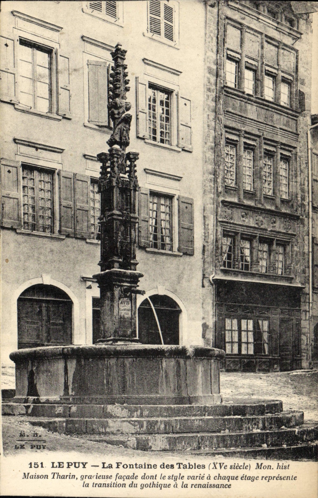 CPA Le Puy La Fontaine des Tables