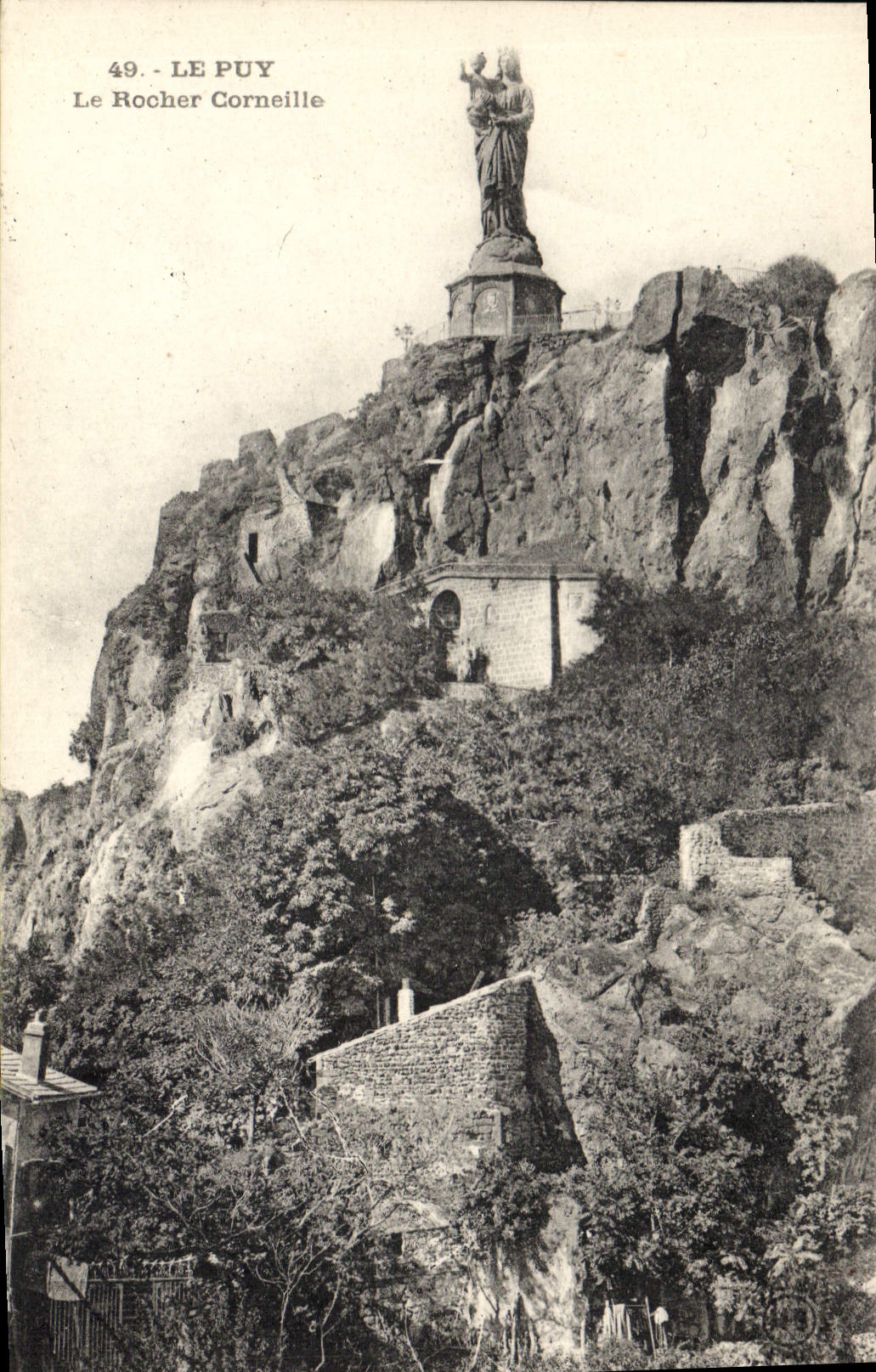 CPA Le Puy Le Rocher Corneille