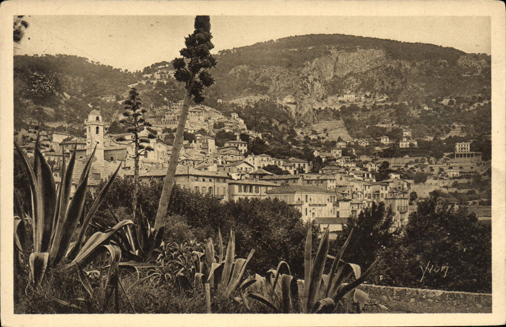 CPA Villefranche Sur Mer Vue Generale