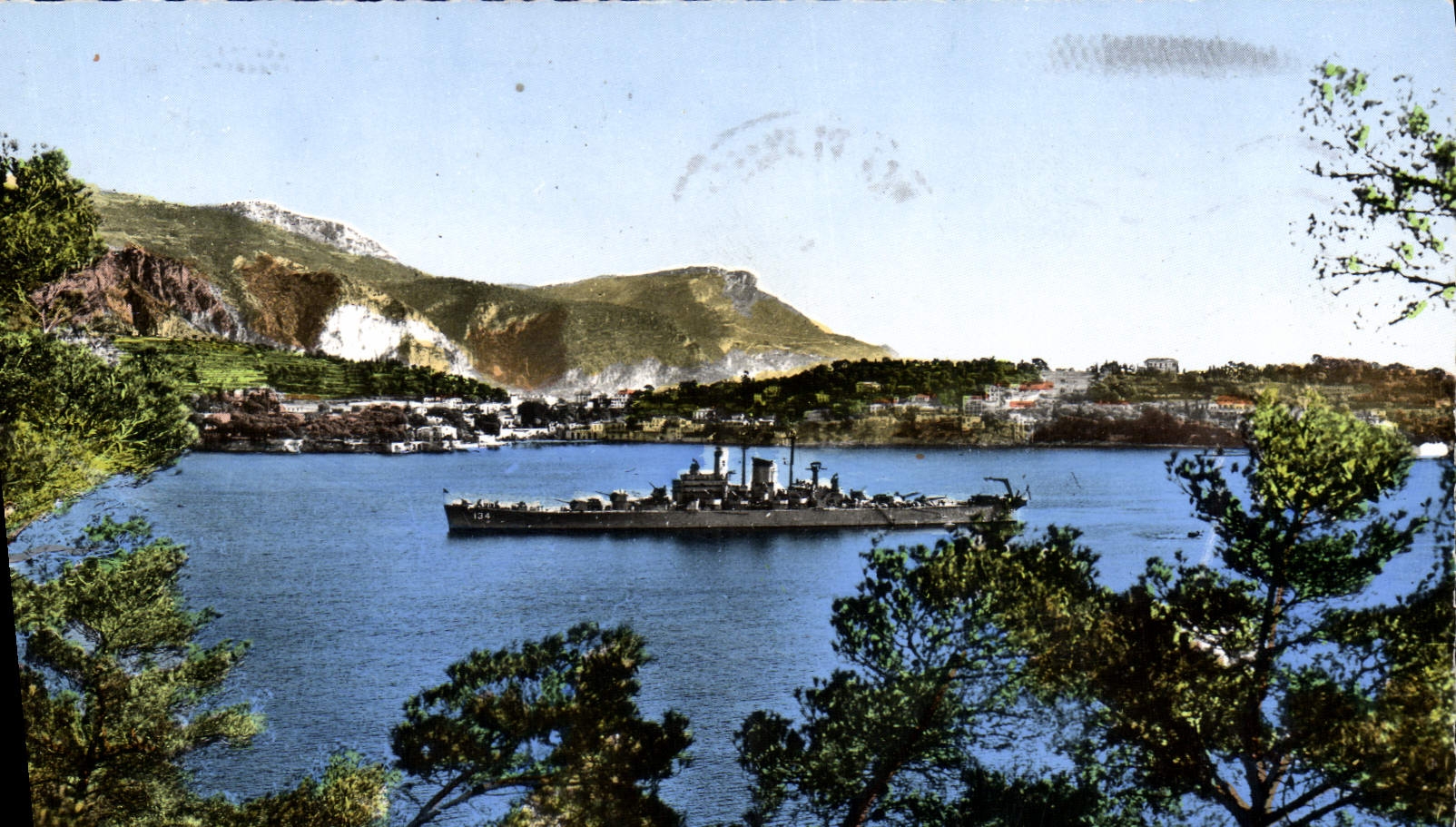 CPM Villefranche Sur Mer La rade et la flotte Bateau