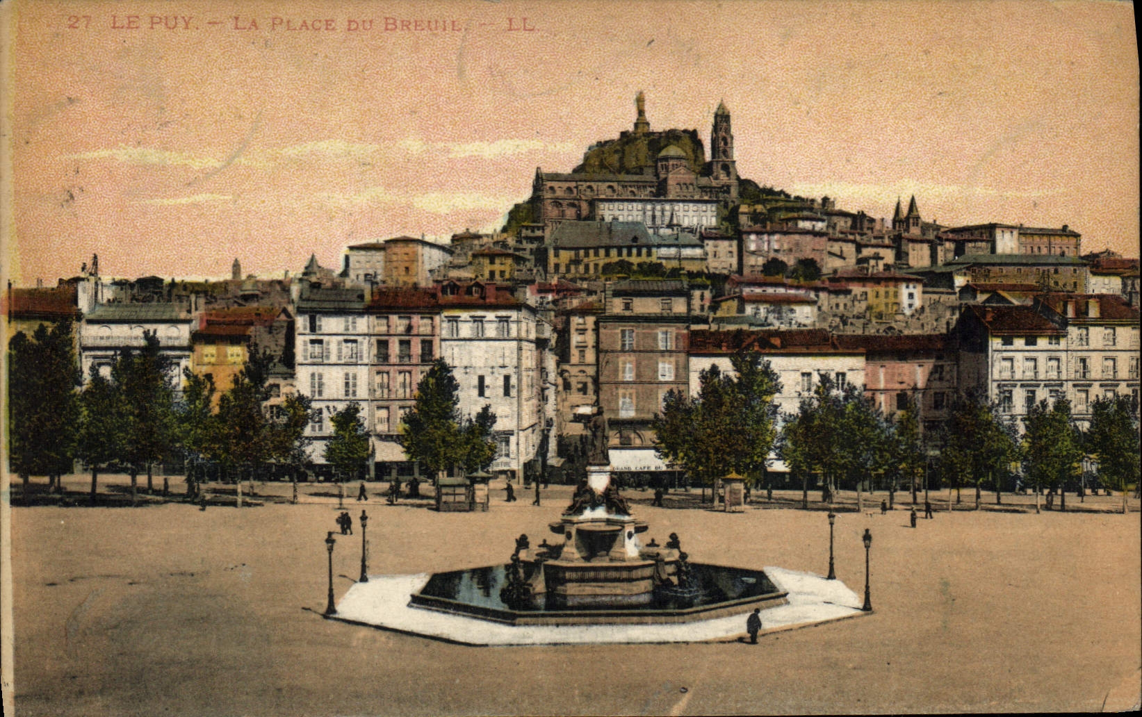 VINTAGE POSTCARD Puy the place of Breuil