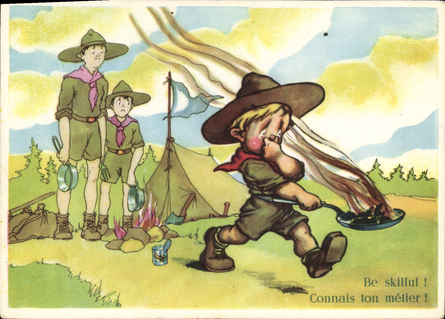 VINTAGE POSTCARD Temple