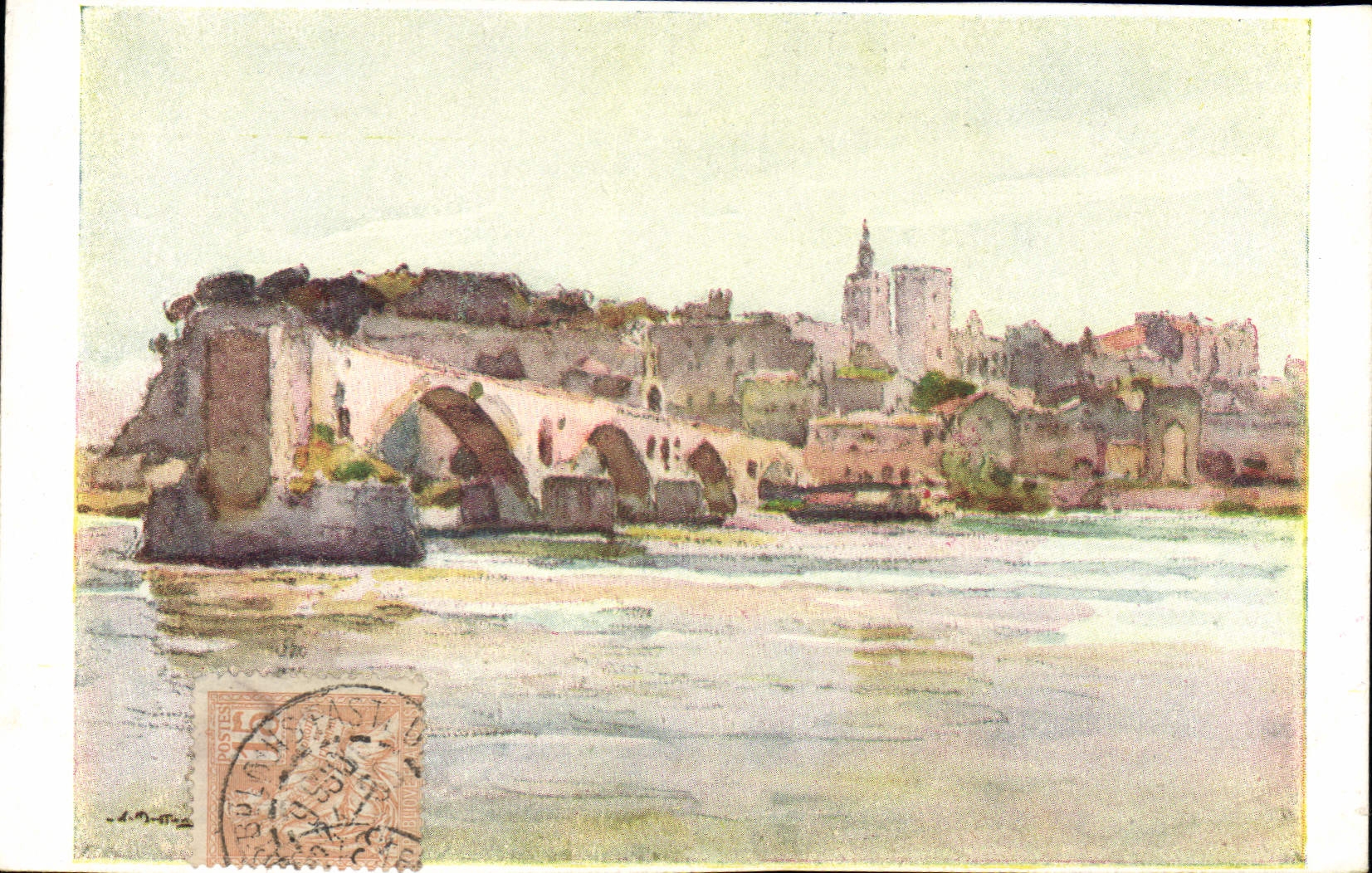 Puente de la POSTAL de la VENDIMIA de Avignon