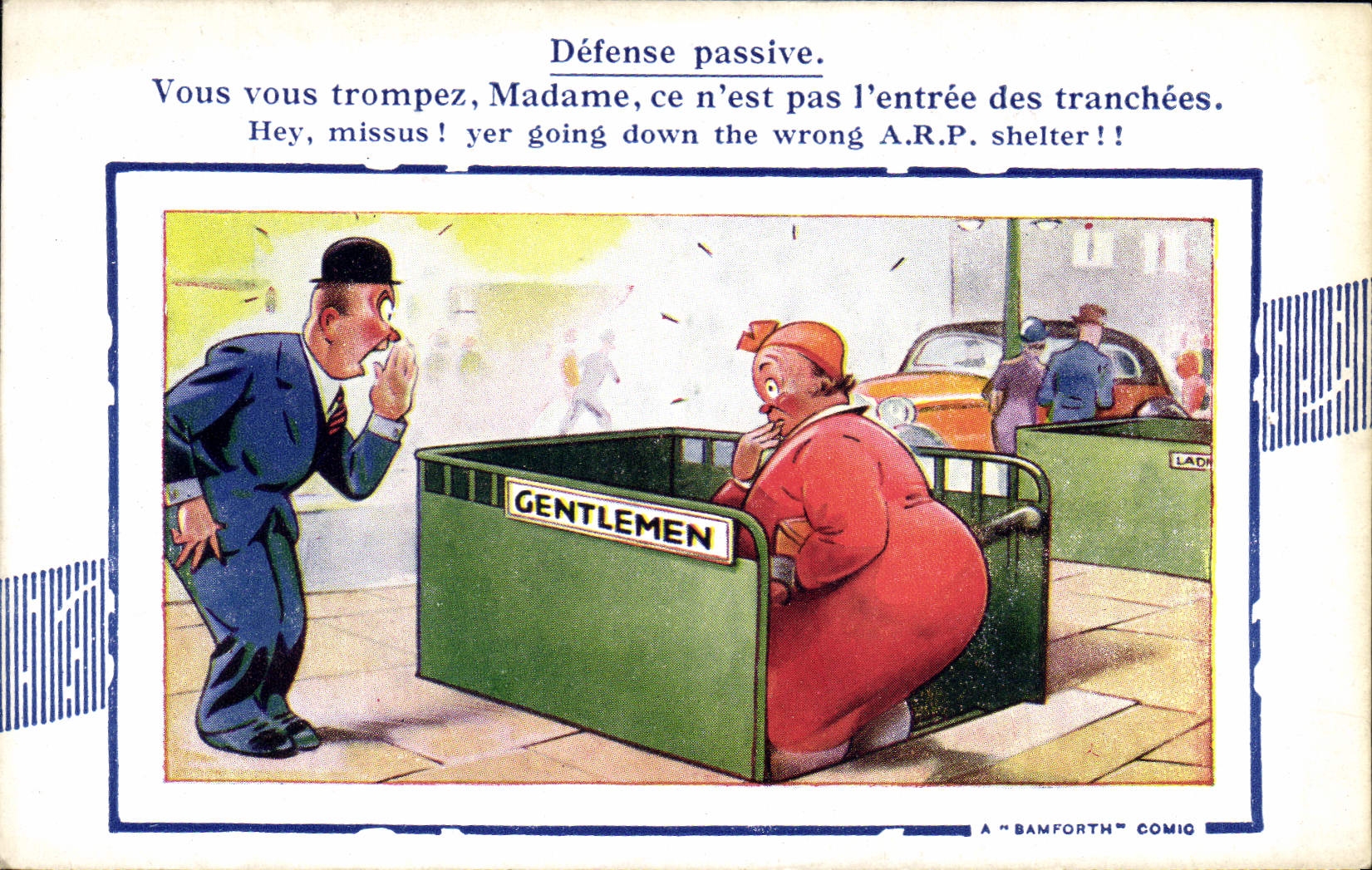 VINTAGE POSTCARD Fantasy Illustrator Man Gentlemen