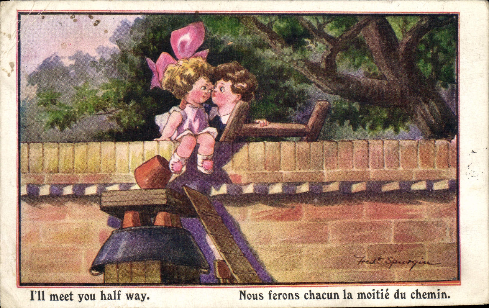 CPA Fantaisie Illustrateur Enfants