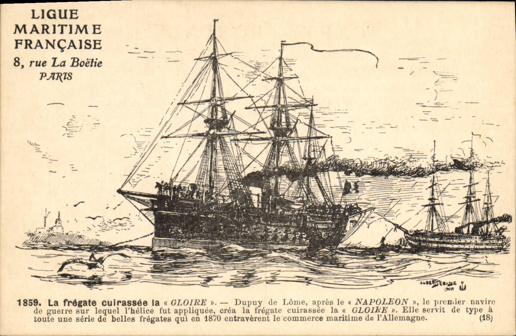 CPA Bateau Monitor Sebille 