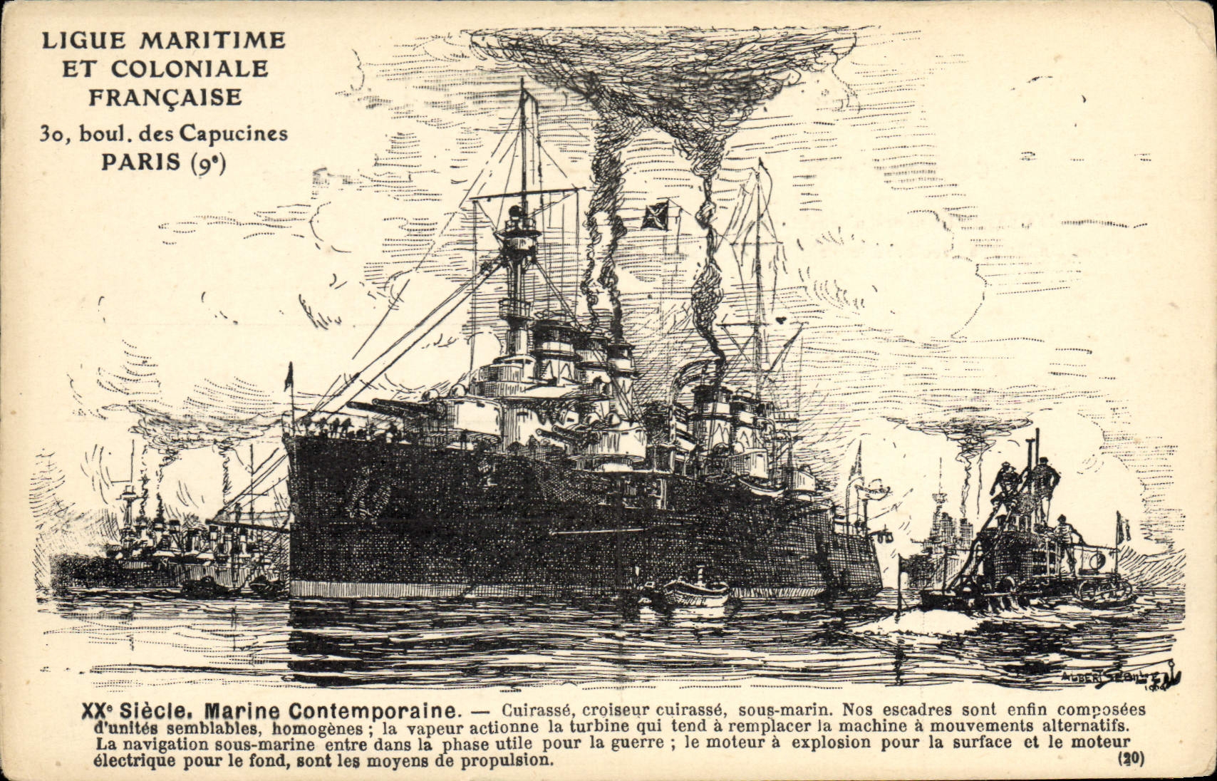 CPA Bateau Marine contemporaine Sebille 