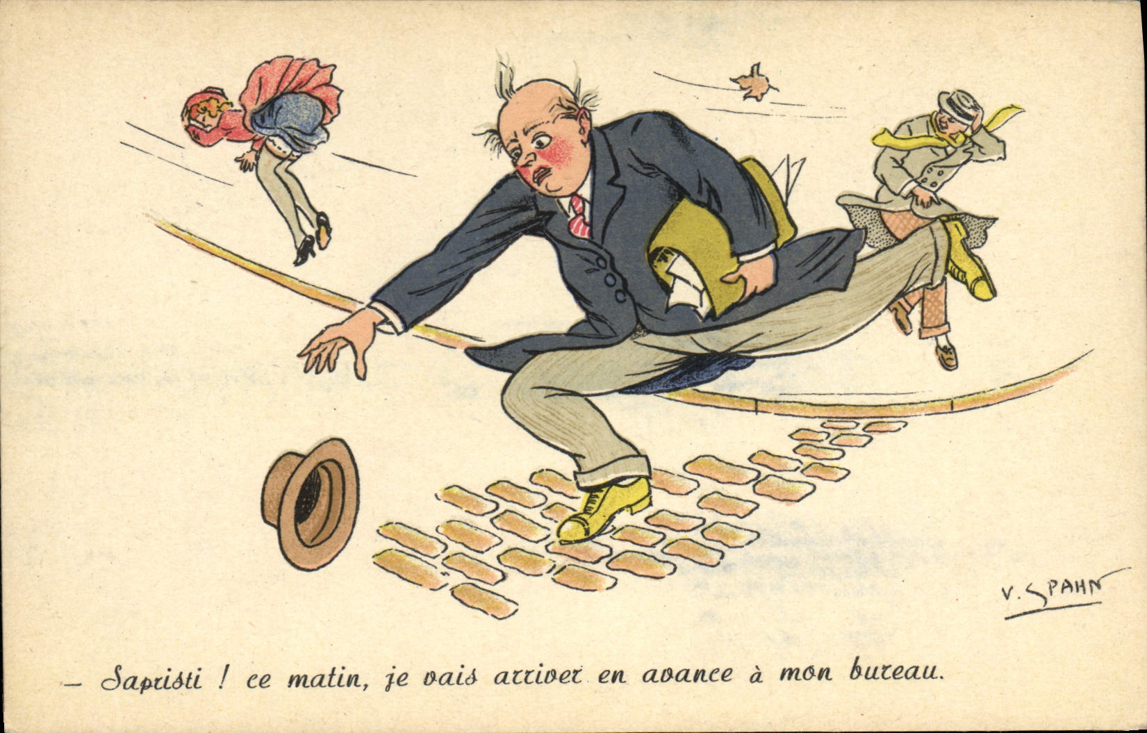 CPA Illustrateur Spahn 