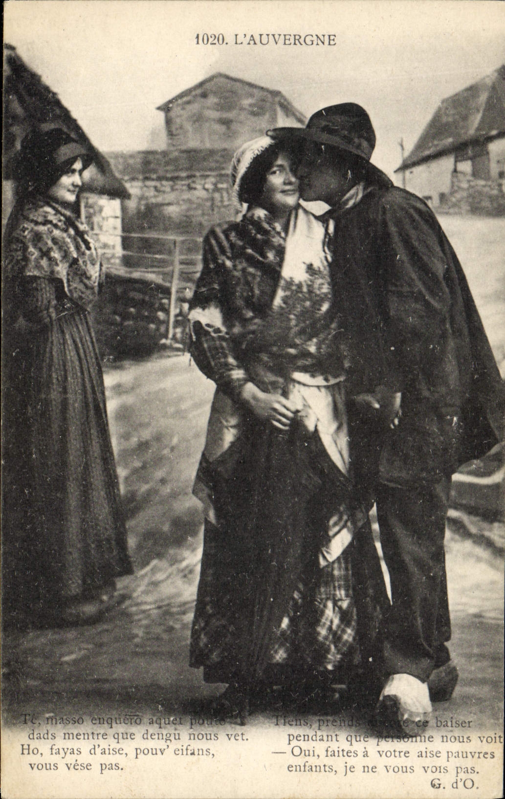 CPA Folklore Auvergne 