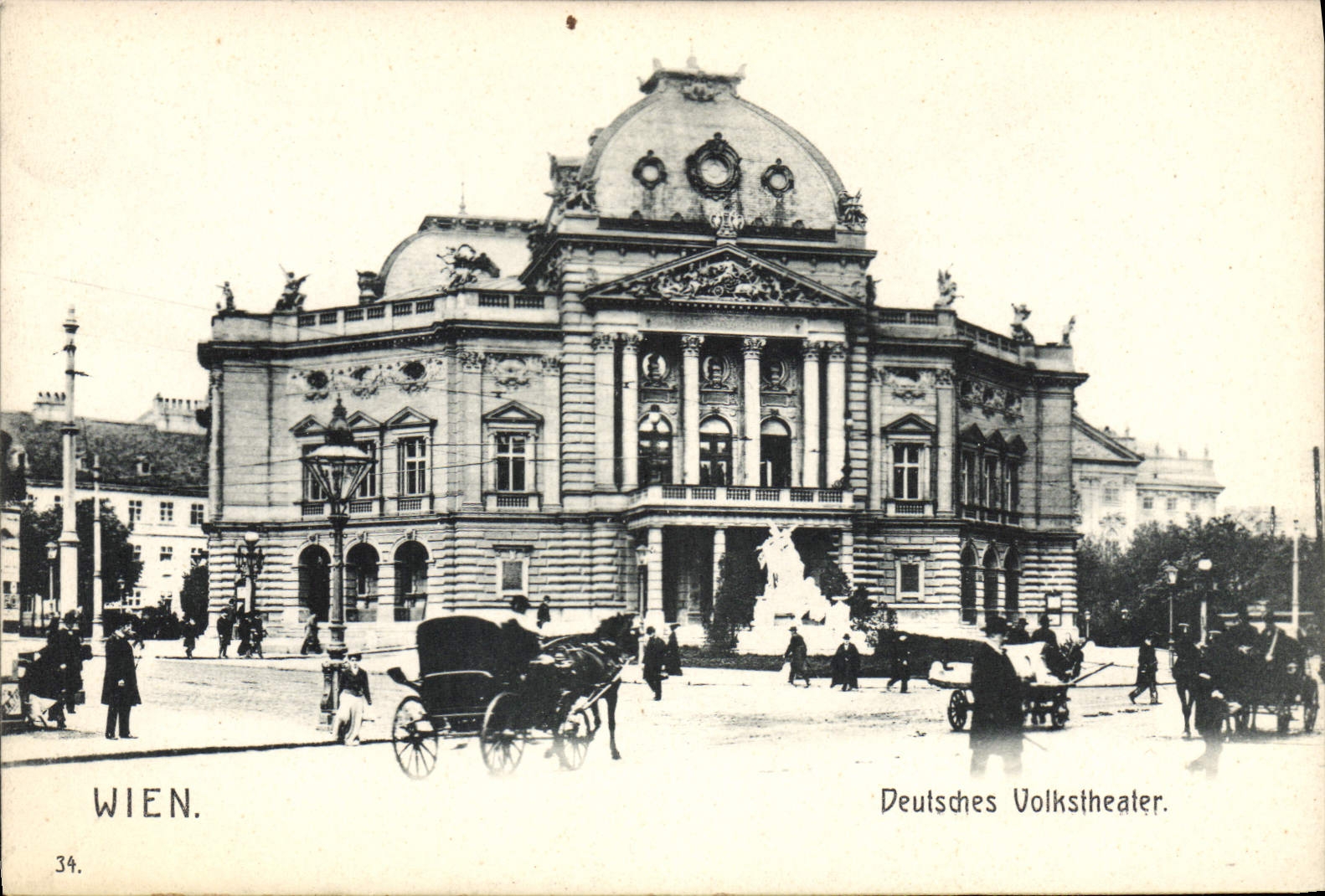 CPA Theatre Wien Deutsches Volkstheater 