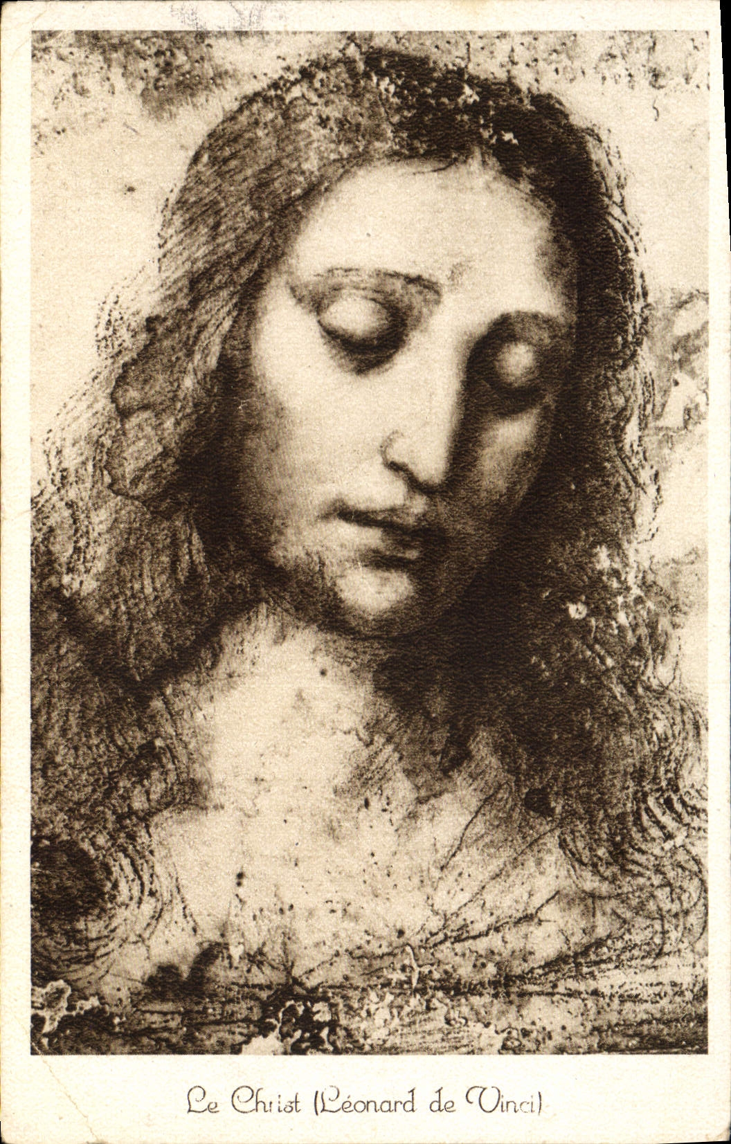 CPA Le Christ Leonard de Vinci