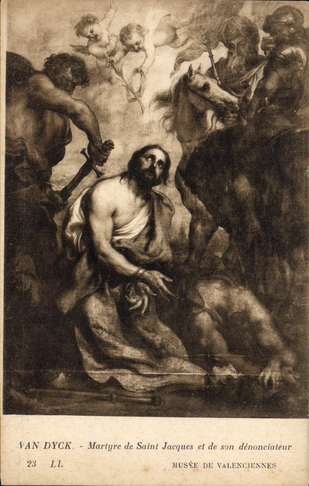 CPA Van Dyck Martyre de Saint Jacques et de son denonciateur Musee de Valenciennes 