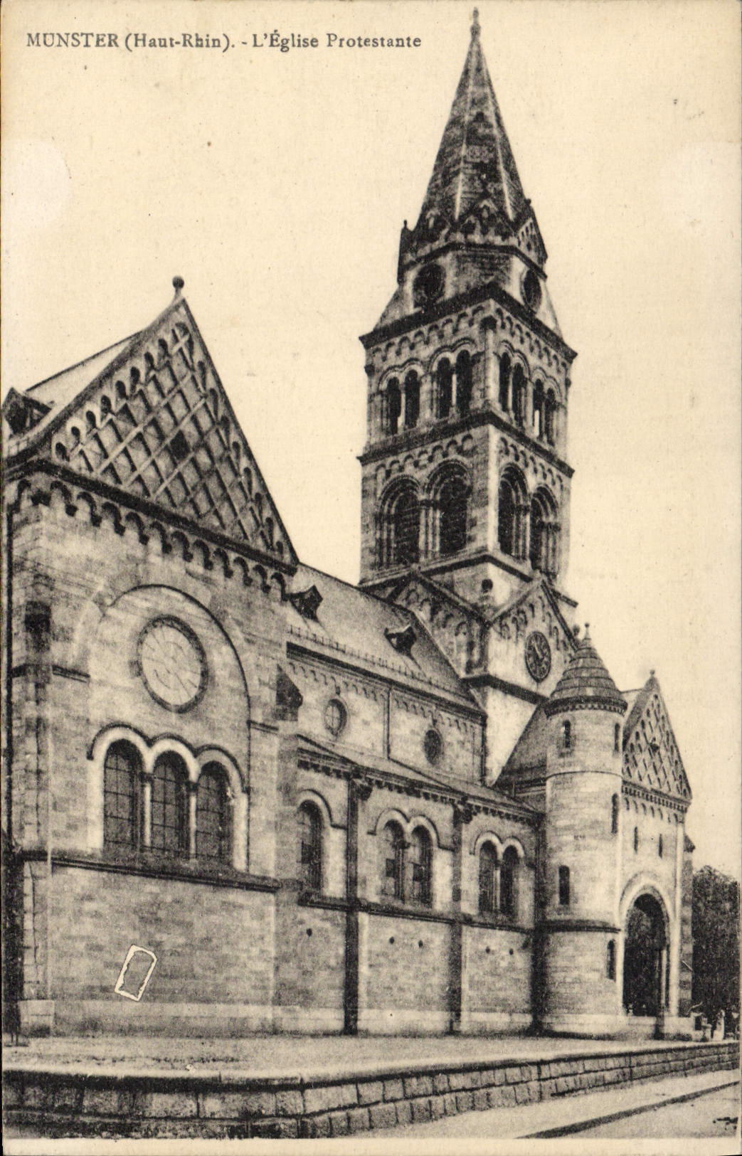 CPA Religion prostestante Munster Eglise protestante