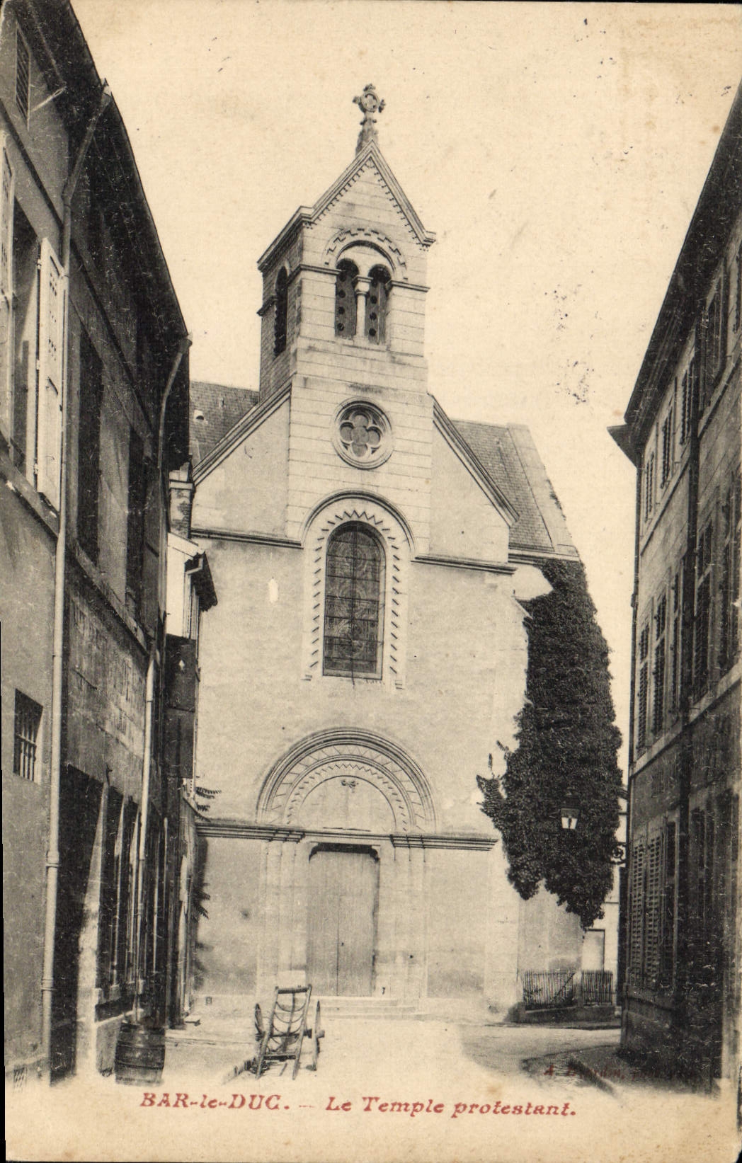 Barra del prostestante de la religión de la POSTAL de la VENDIMIA el duque Protestant Temple